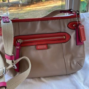 Coach small leather crossbody